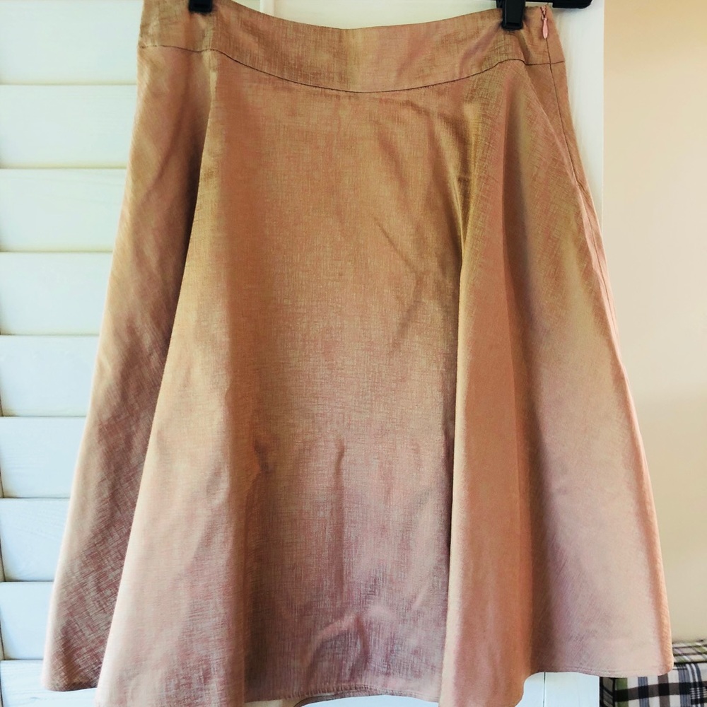 Like New Banana Republic Shimmer Pink Skirt